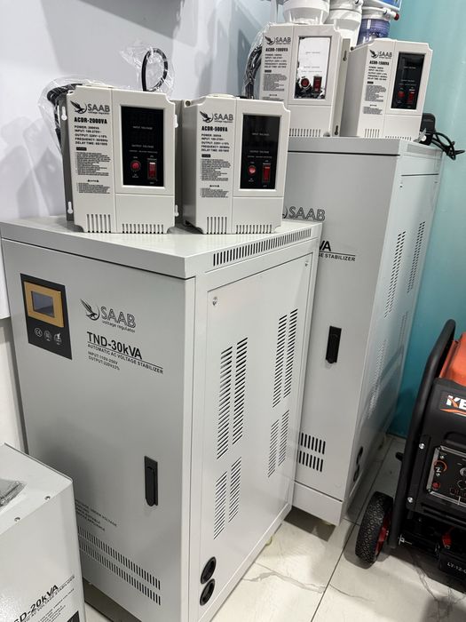 Стабилизатор напряжения 220В 0,5 квт до 300 квт SAAB латерний релейний