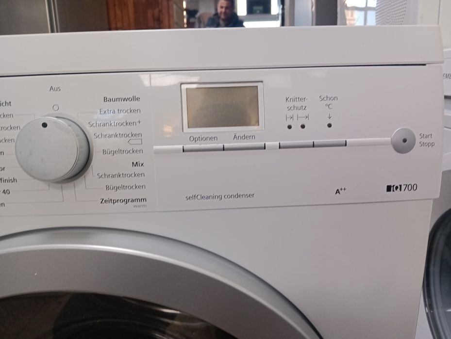 Сушилня с термопомпа Сименс Siemens IQ 700 A++ 8кг 2 години гаранция