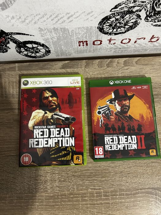 Vând Red Dead Redemption (Xbox 360) + Red Dead Redemption 2 (Xbox One)