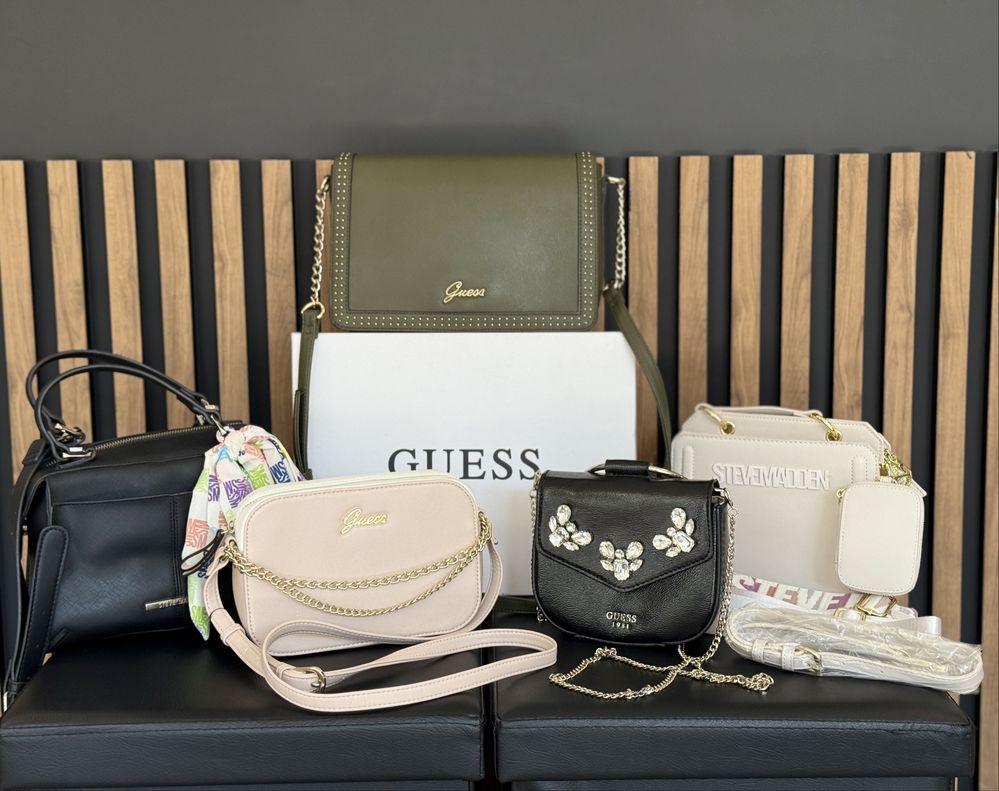 Дамски чанти Guess и Steve Madden