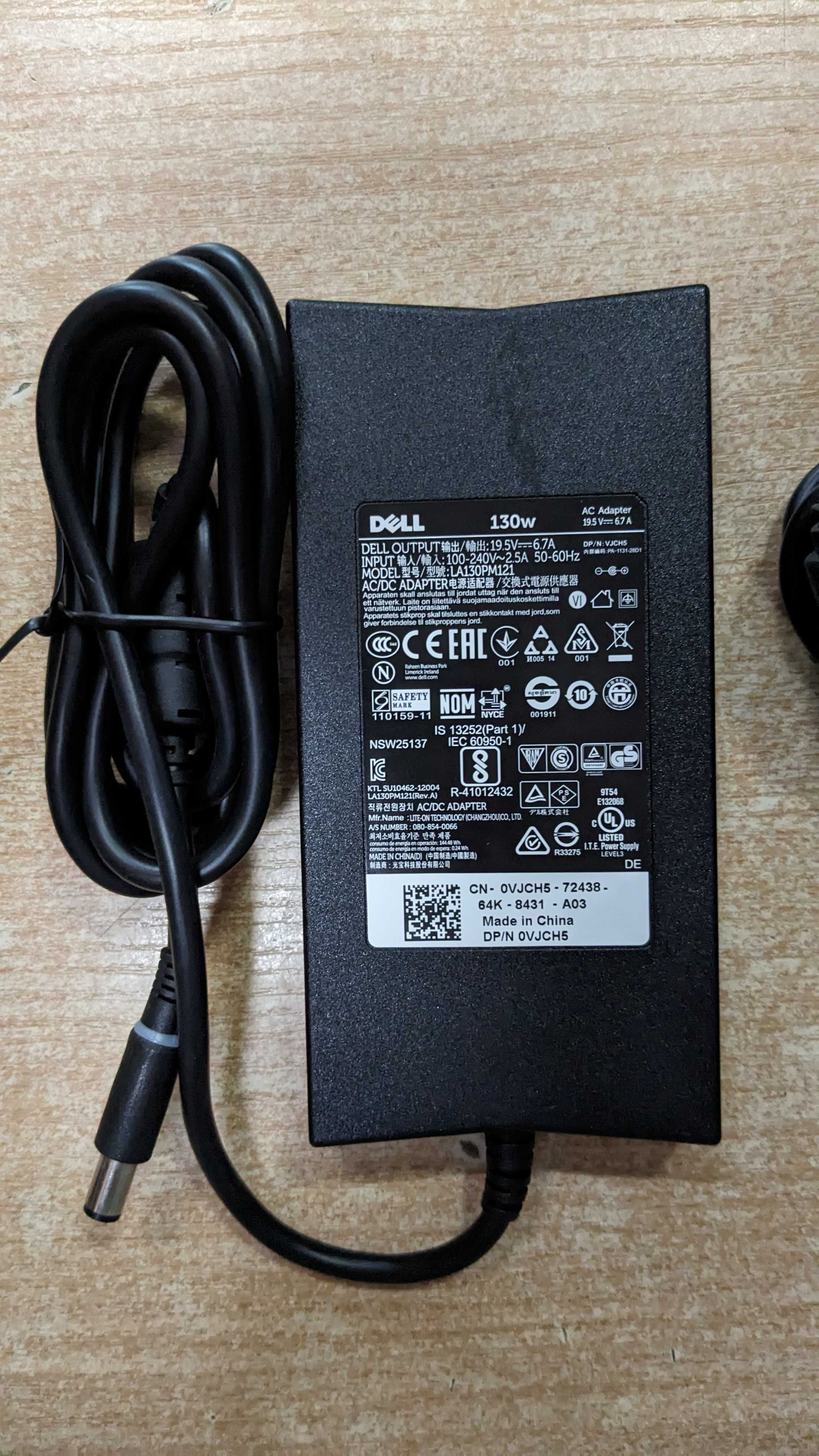 Оригинално зарядно за Dell 65W 90W 130W 180W 240W 330W + Гаранция