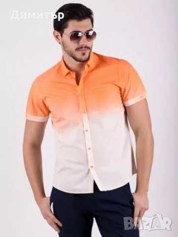 Мъжка риза с къс ръкав STYLER - M размер