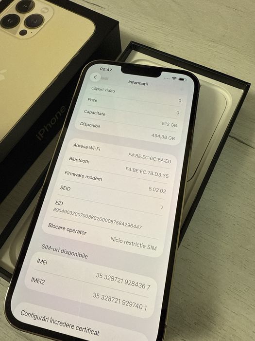 Iphone 13 Pro Max 512Gb Full box Impecabil