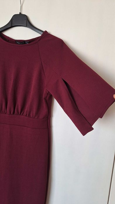 Дамска официална рокля бордо 36/S НОВА