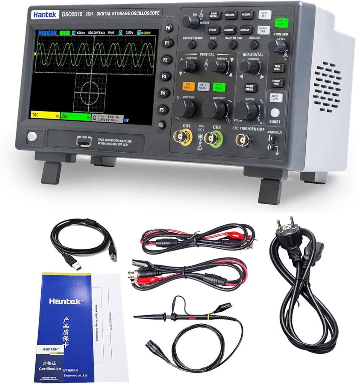 Осцилограф Hantek DSO2D15