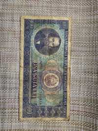 Bancnota 100 lei anul 1966