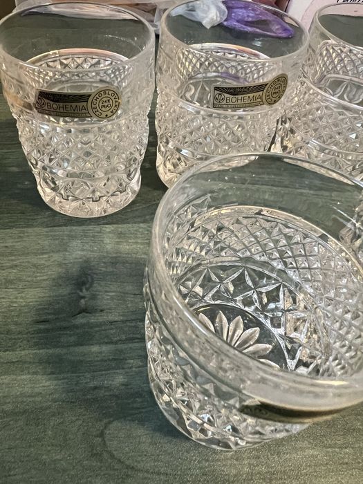 Set pahare cristal bohemia