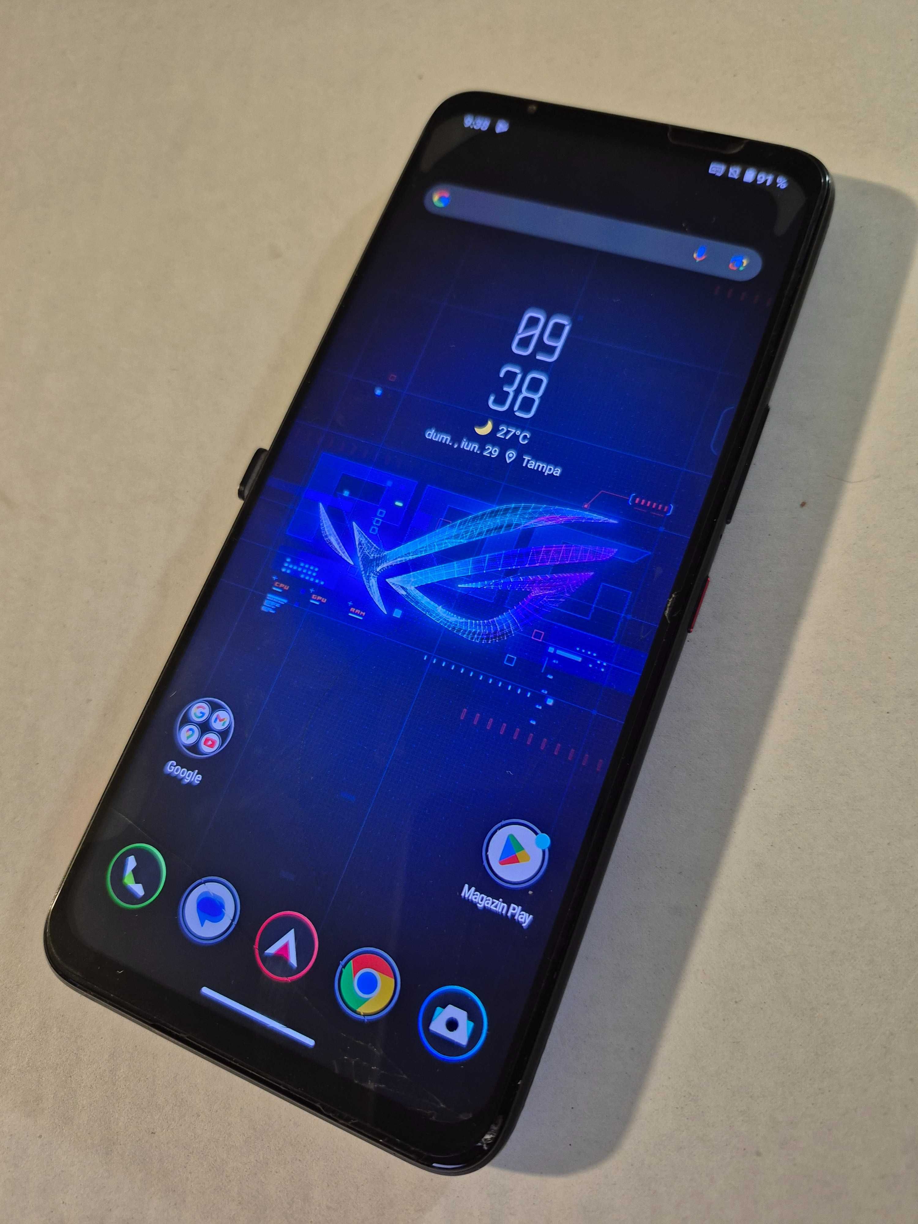 Telefon gaming ASUS ROG Phone 6, Dual SIM, 512GB, 16GB RAM, 5G