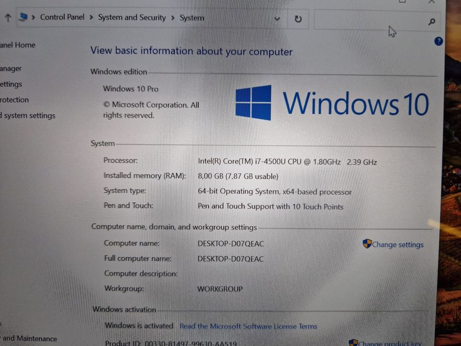 Sony Vayo ultrabook Intel I7