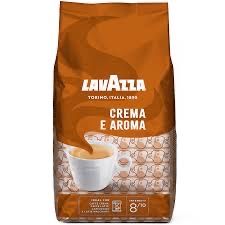 Кафе на зърна Лаваца Крема е арома кафява
