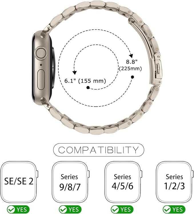 Curea metalica Tasikar pentru Apple Watch