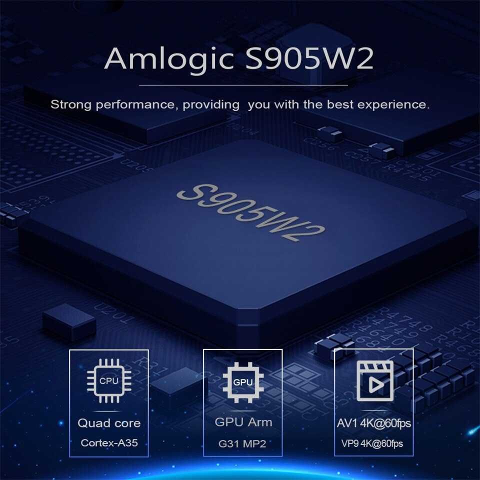 Тв бокс T95W2 Amlogic S905W2 And. 11 4K 60FPS 5G WiFi HDR10 2GB 16GB