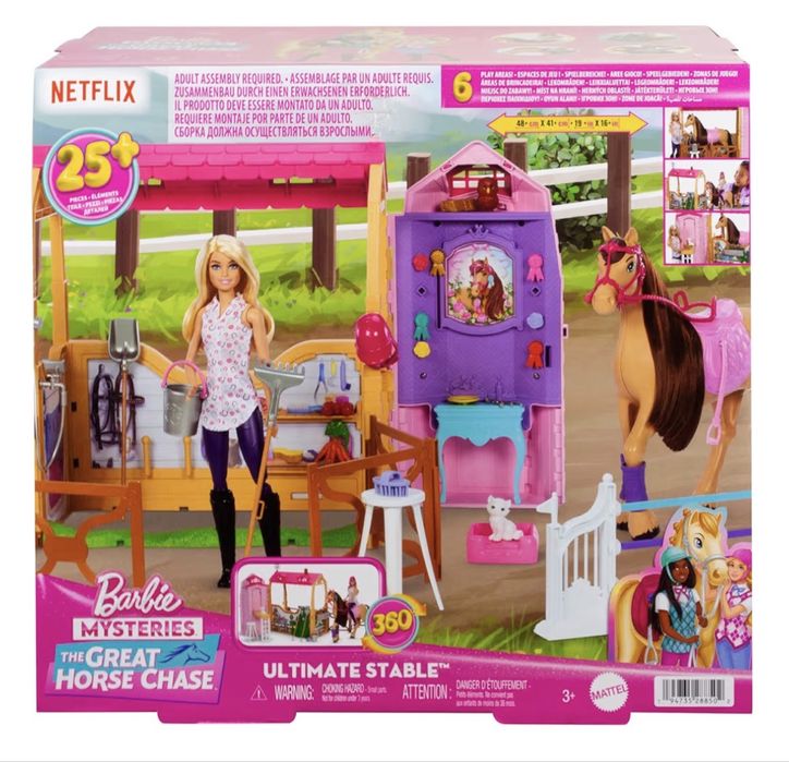 Кукла Барби с конюшня - оригинален игрален комплект / играчка