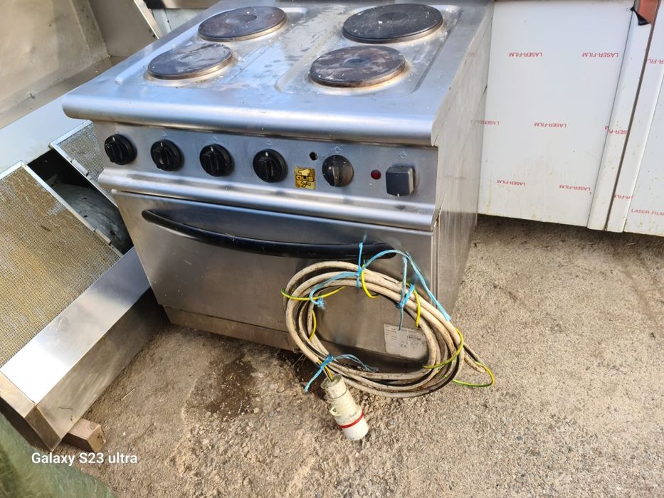 Aragaz (plită) electrică de inox