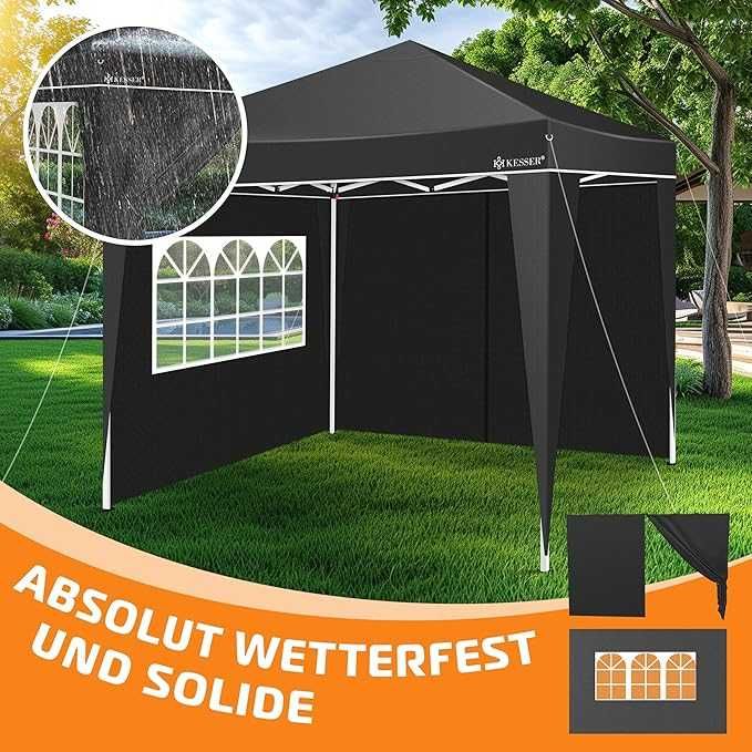 KESSER® 2X странична стена за павилион 3x3м