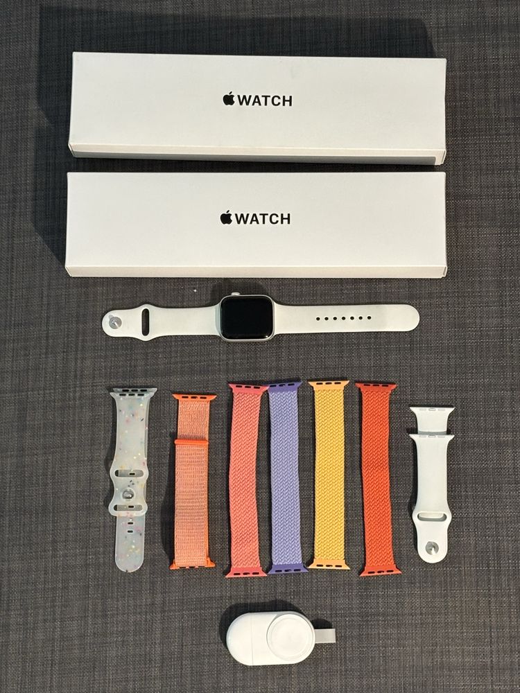 Apple watch 44mSE LTE/Cell  2nd Generation + 2ри комплект всички части