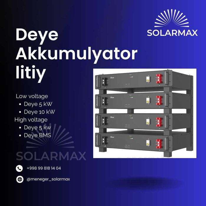 Deye Akkumulyator | Deye Аккумулятор