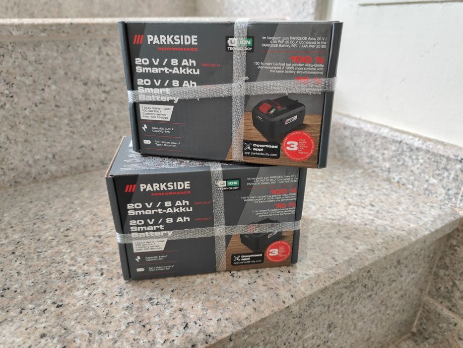 Vând baterie Parkside 20v 8ah Transport gratuit
