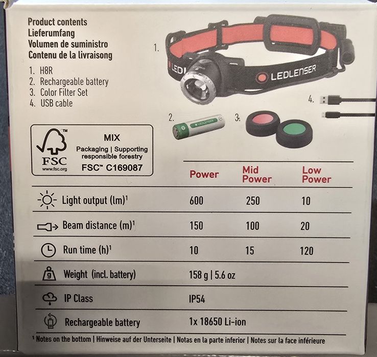Lanterna Led Lenser H8R