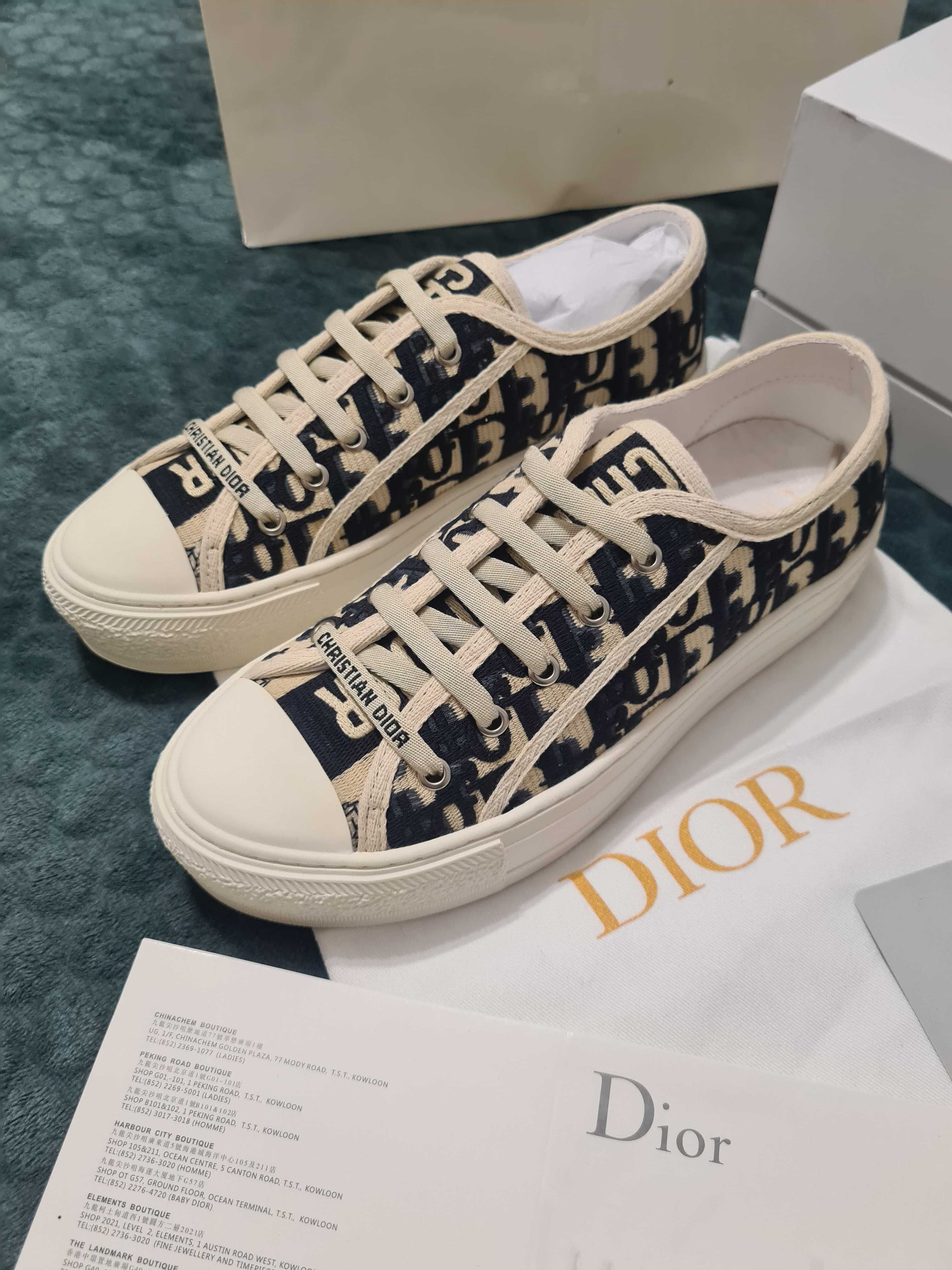 Tenesi Christian Dior Walk'n'Dior Platform - embroidered/marimi 37-39