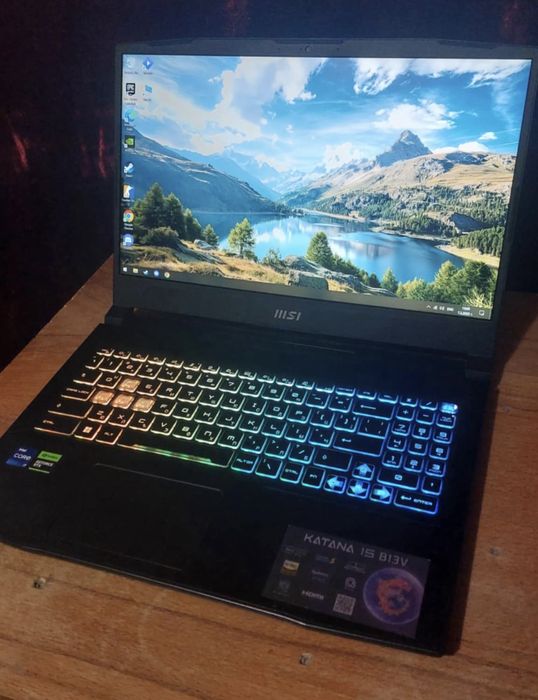 Като нов Лаптоп MSI KATANA B13V 144Hz