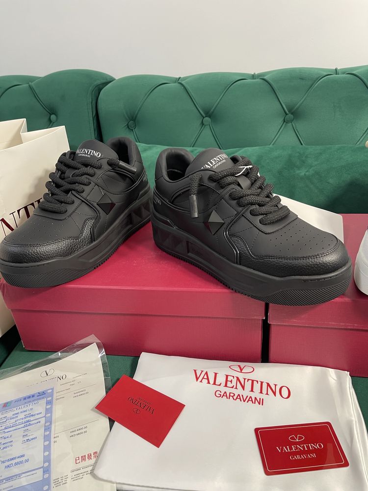 Adidasi Valentino One Stud piele naturala Full Box Premium