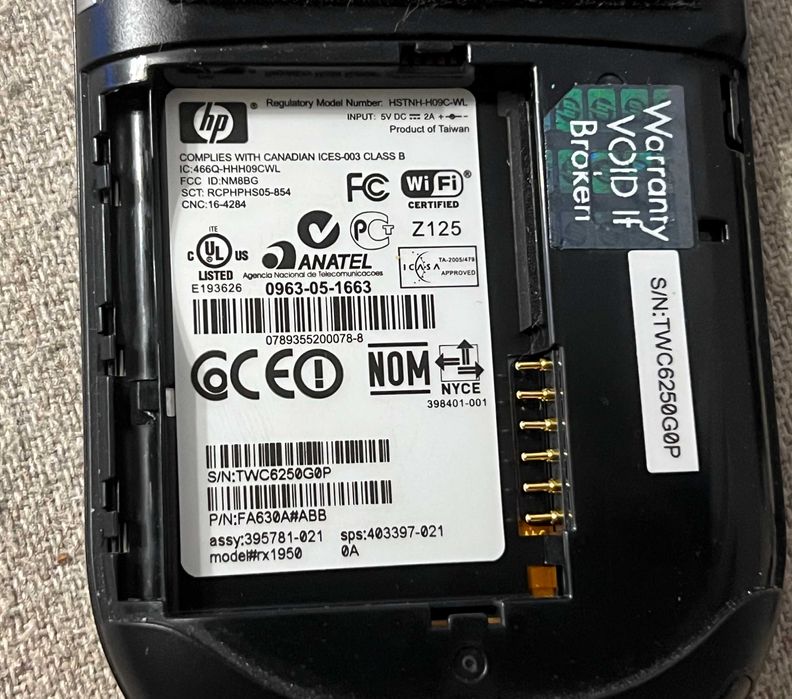 HP iPAQ hx2190b Pocket PC cu docking si stylus, functional