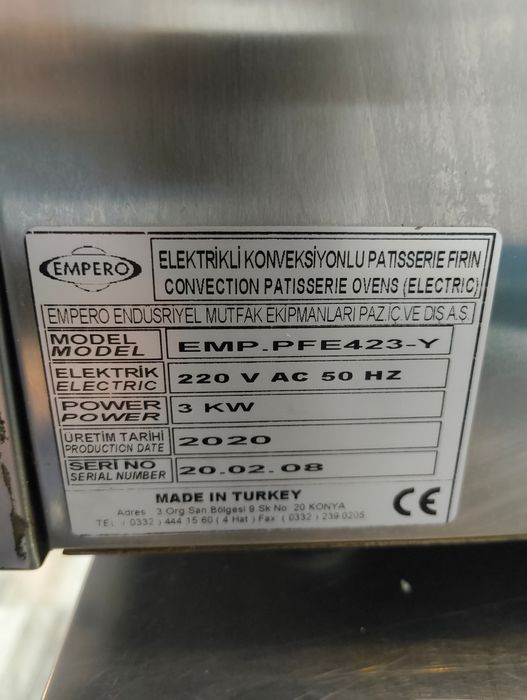 Cuptor electric - Empero EMP.PFE423‑Y (220 V, 3 kW)