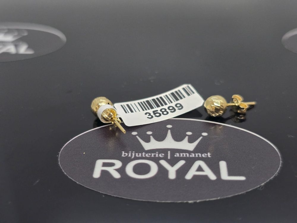 Bijuteria Royal: Cercei aur 14k/1.54 gr