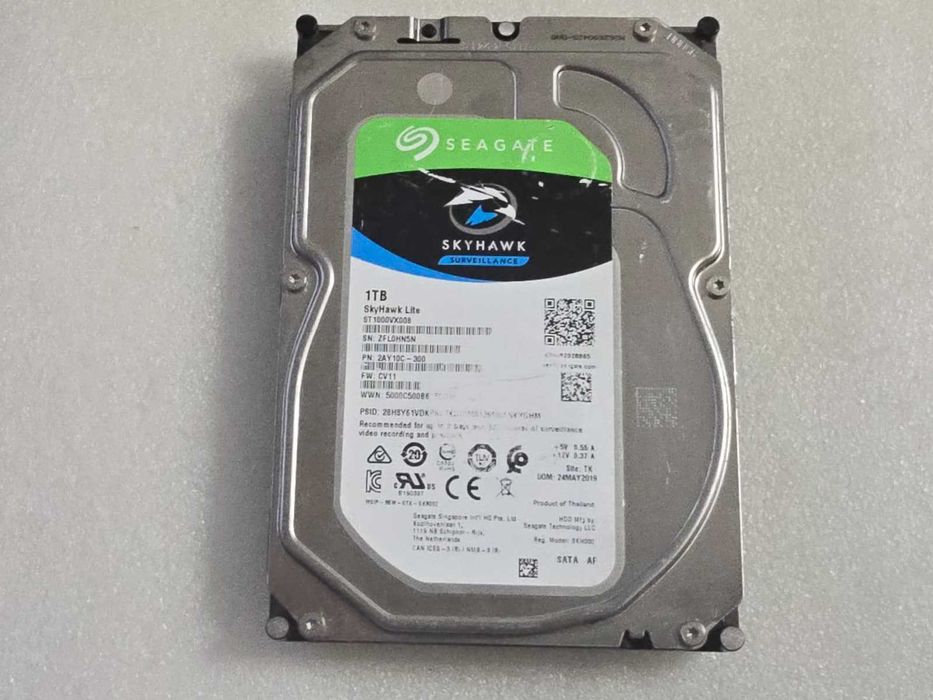 Hard Disk Seagate Skyhawk ST1000VX008, 1TB, 64MB, 5400RPM - teste