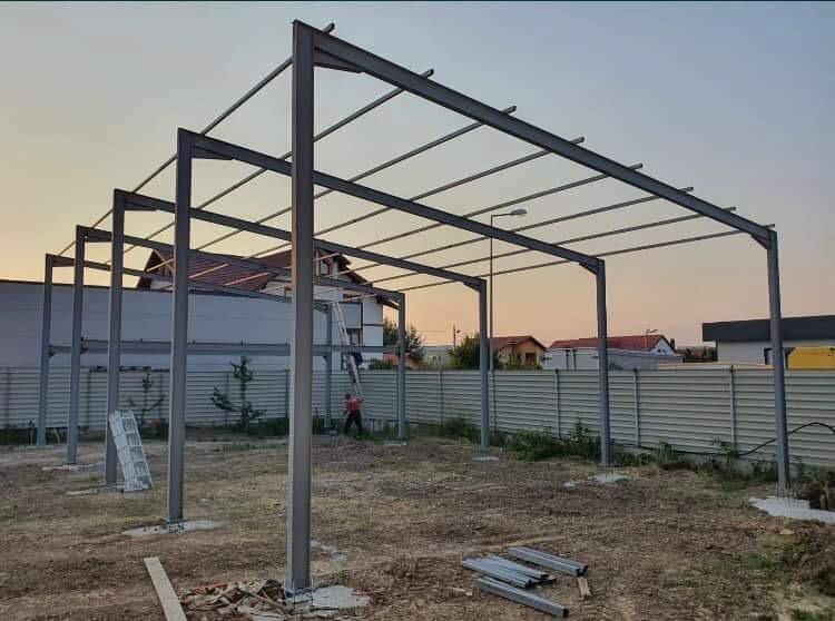 Vând hale metalice 15x30x3 din profil IPE 220