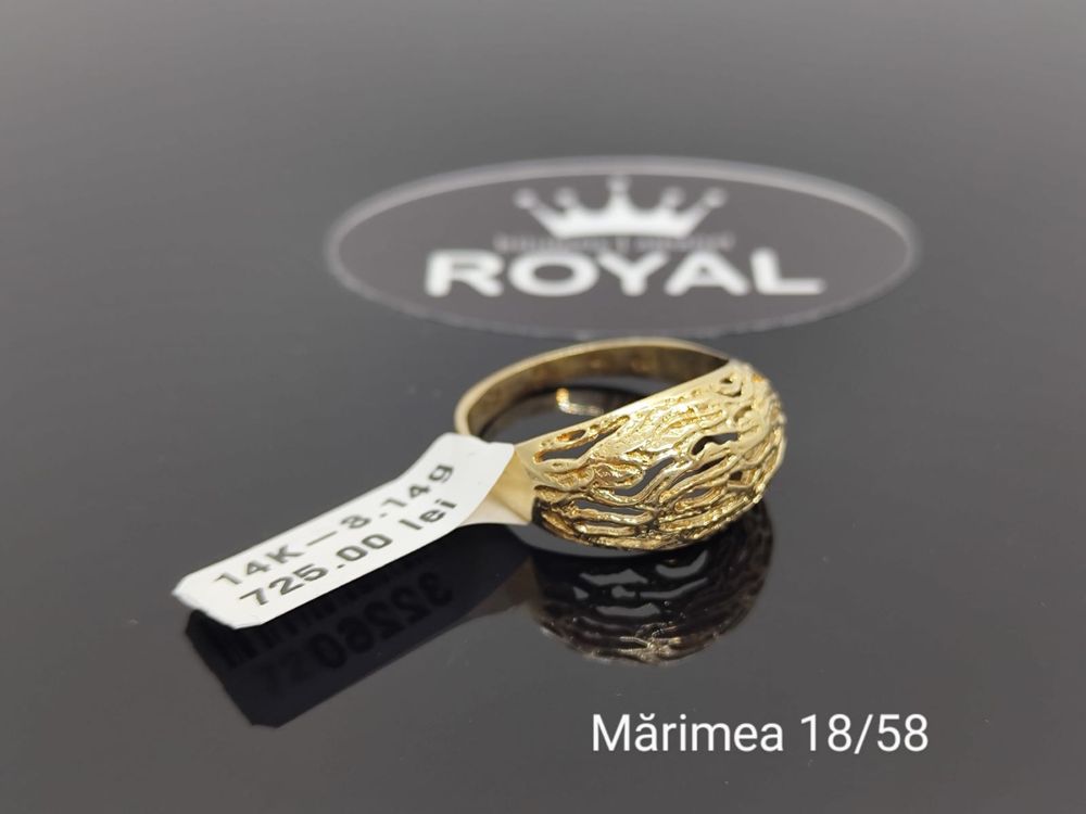 Bijuteria Royal: Inel aur 14k/3.14 gr