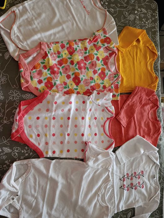 Рокли пижами боди кожух бебе момиче от 68см до 92 см. Zara,Obaibi др.