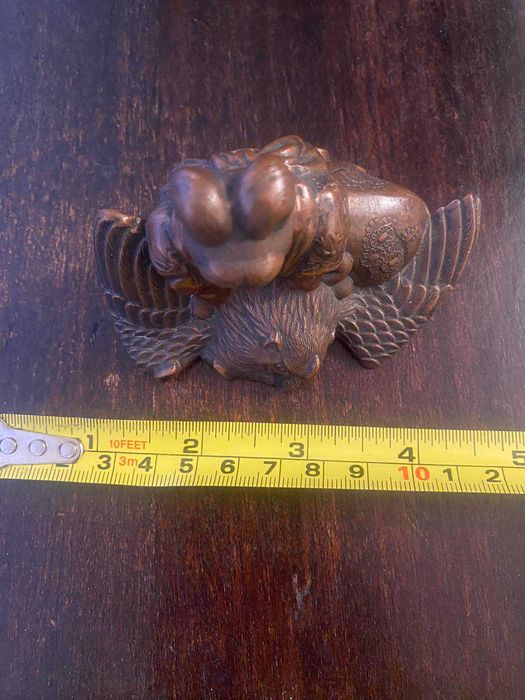 Tengu бронзова статуетка