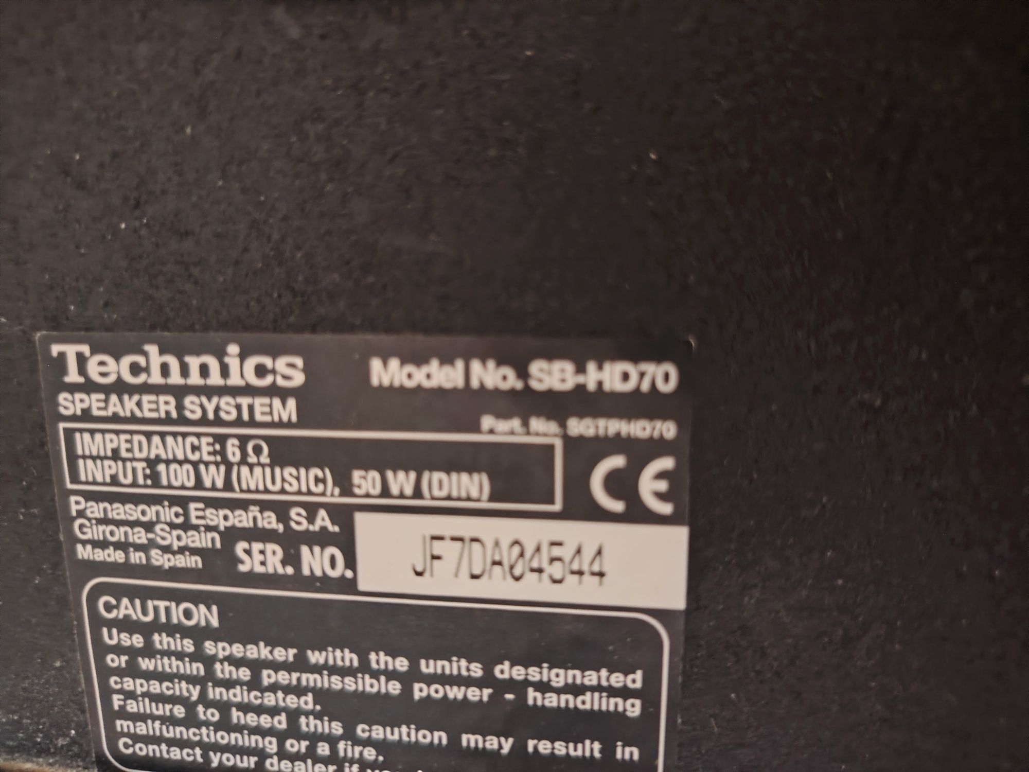 Старео Уредба Technics HD-70