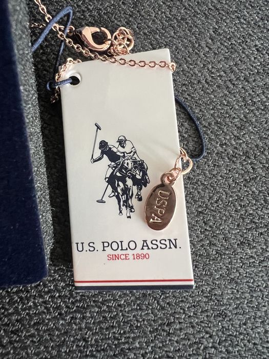 Колие и обици с перли на US POLO ASSN