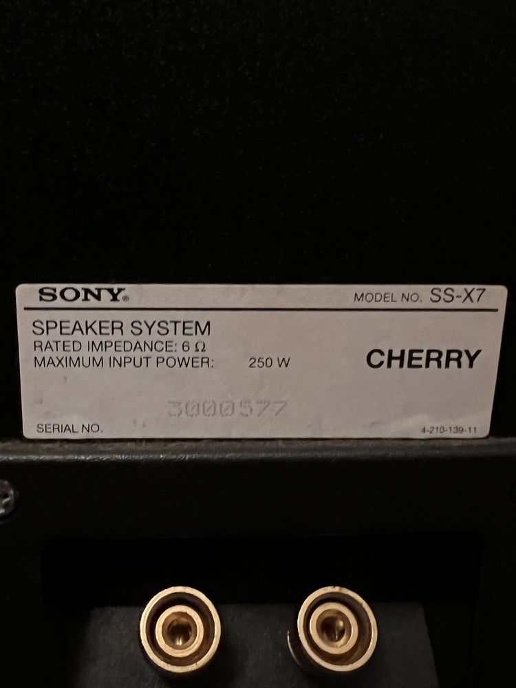 Boxe sony ss-x7 cherry