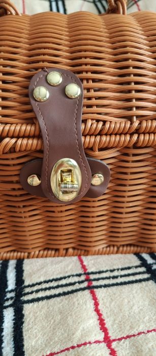 Сундук декоративный из ротанга