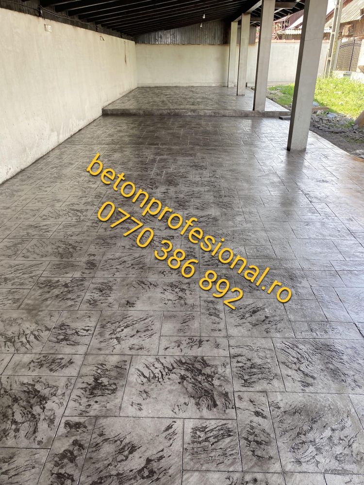 Beton amprentat.