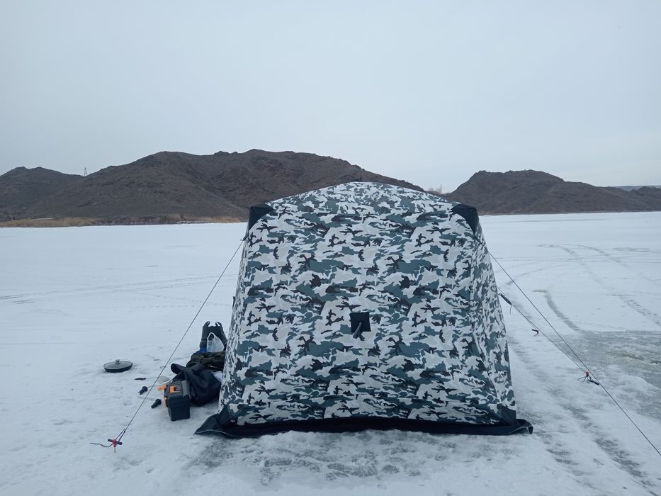 Зимняя палатка, трехслойная, материал оксфорд,