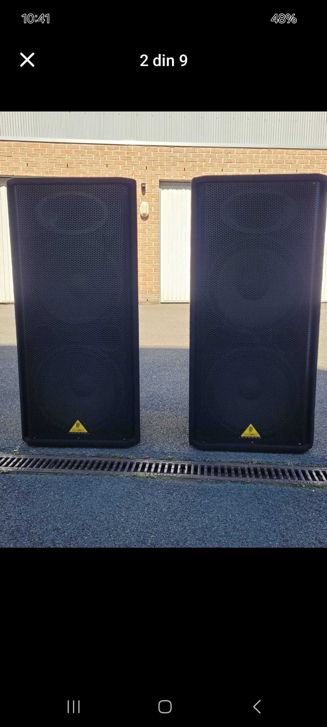 Boxen originale behringer pasive
