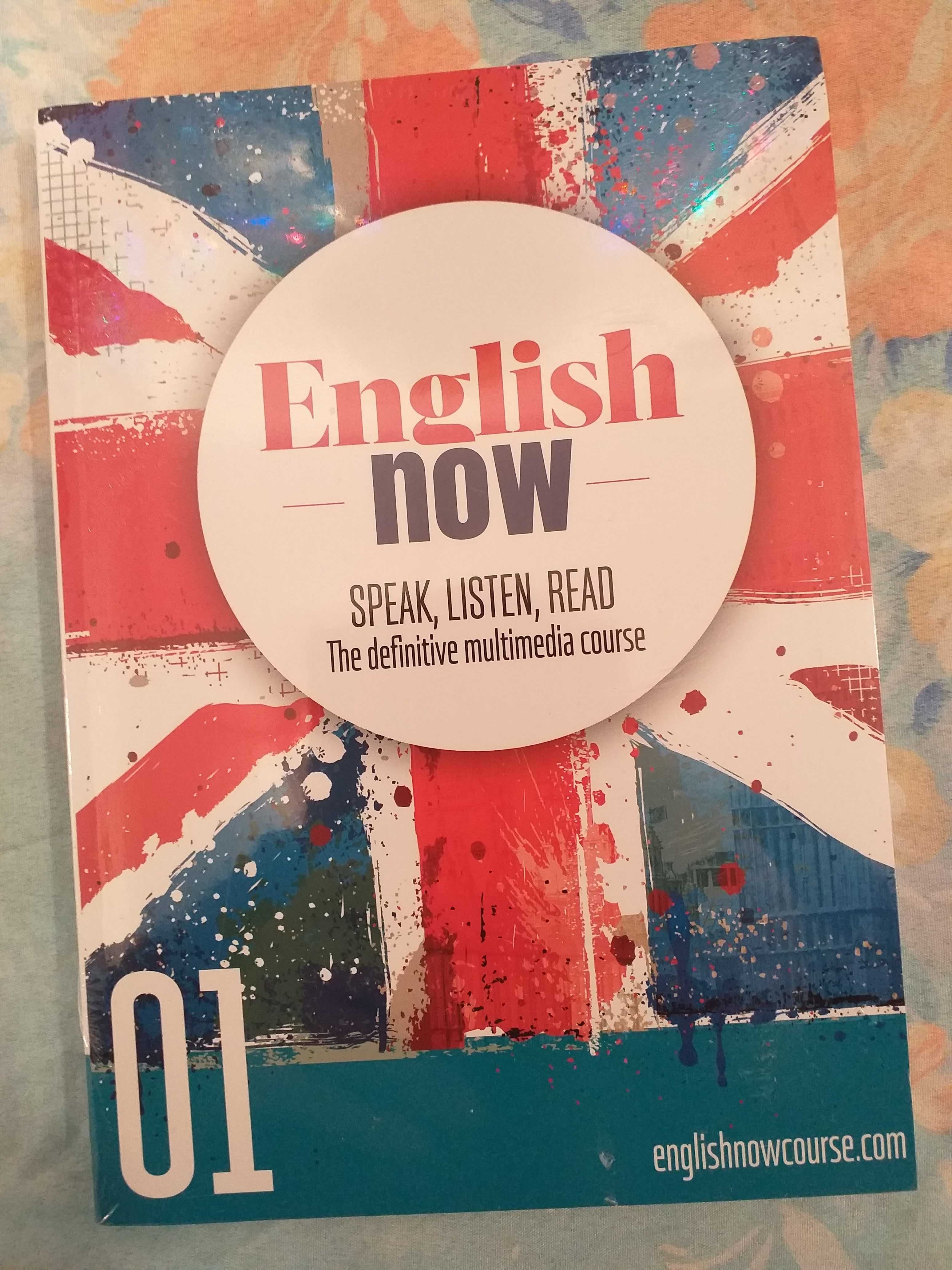 ENGLISH now , SPEAK ,LISTEN , READ , 01 , nou , 20 lei