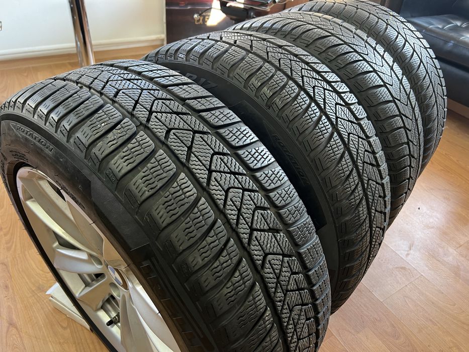 Jante Iarna BMW Seria 5 F10 225 55 17 Pirelli Sottozero RFT Senzori