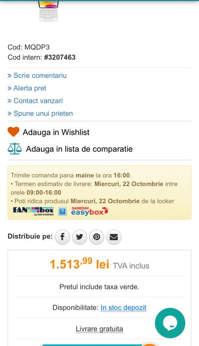 Apple Magic Keyboard Folio, Ipad A16, Ipad 10, Layout UK, OCAZIE