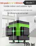 Nivela laser Promo 8D  și 360 ° cu acumulator