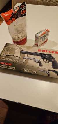 Replica airsoft; Pistol Revolver Ruger SuperHawk 6`  CO2