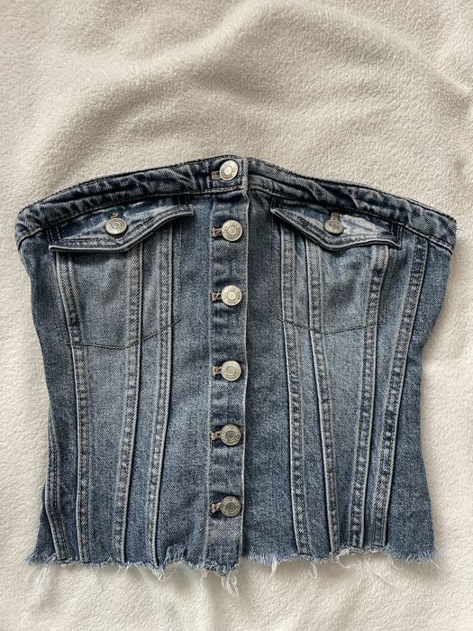 Дънков корсет на ZARA