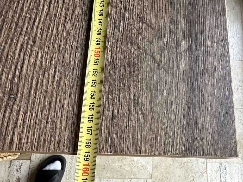 Vând masă 159/119 cm cu cadru metalic 8/2 cm grosime
