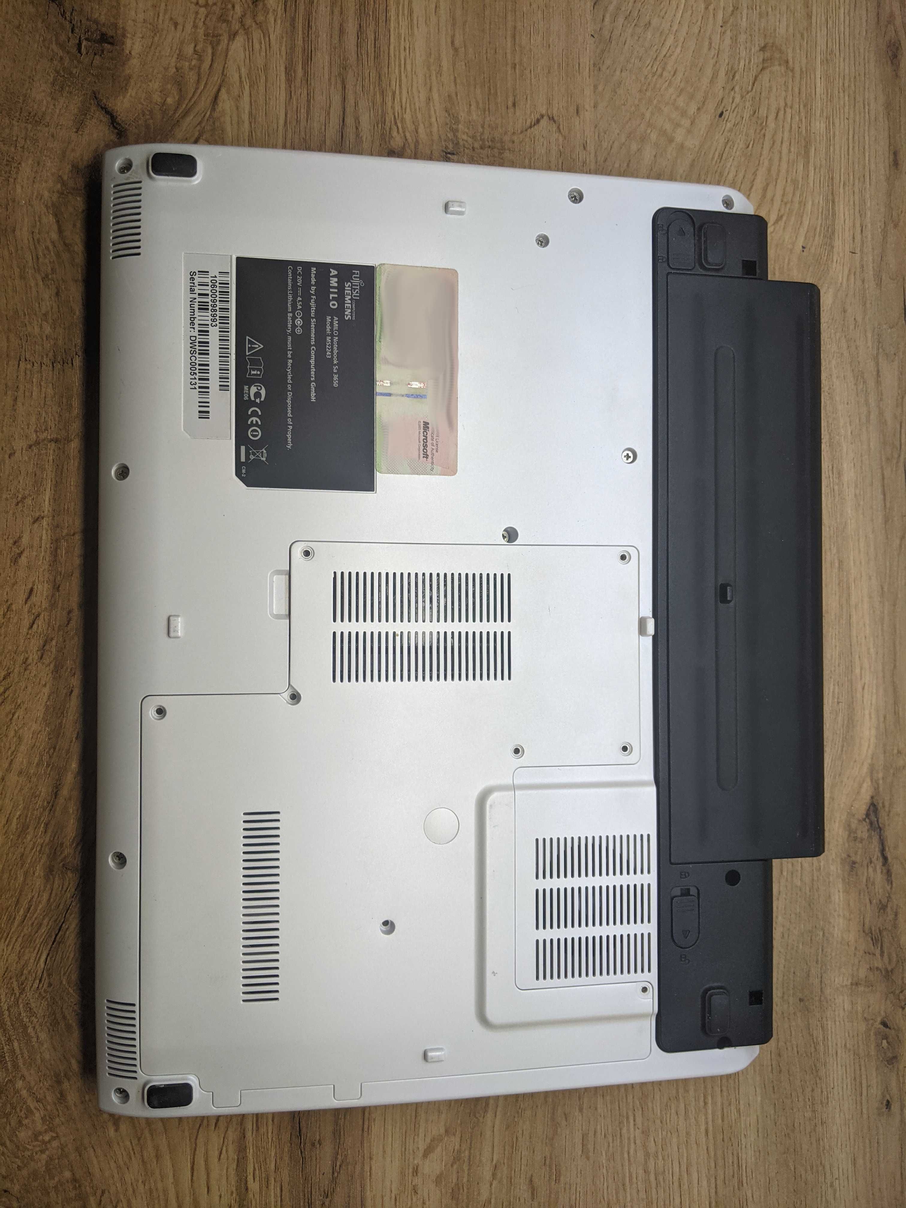 Запчасти на ноутбук Amilo Notebook Sa 3650 (MS243)