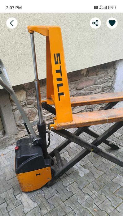 Liza electrica, transpalet electric Still